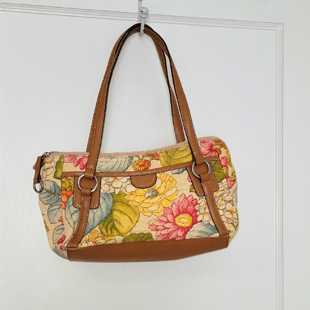 Vintage Mint Condition Fossil Tapesty Shoulder Bag # 78082🏖